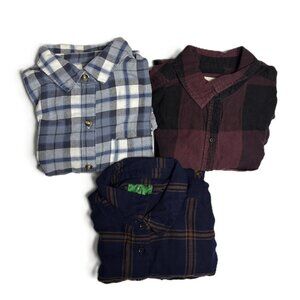 Long Sleeve Flannel Bundle - Size Small - Aeropostale, Dip & SO Perfectly Soft